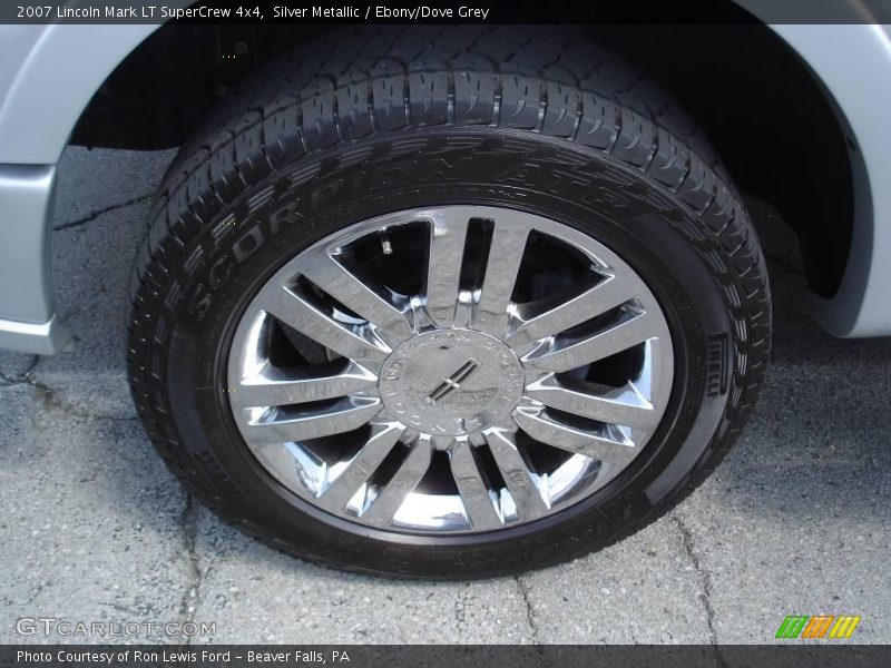 Silver Metallic / Ebony/Dove Grey 2007 Lincoln Mark LT SuperCrew 4x4