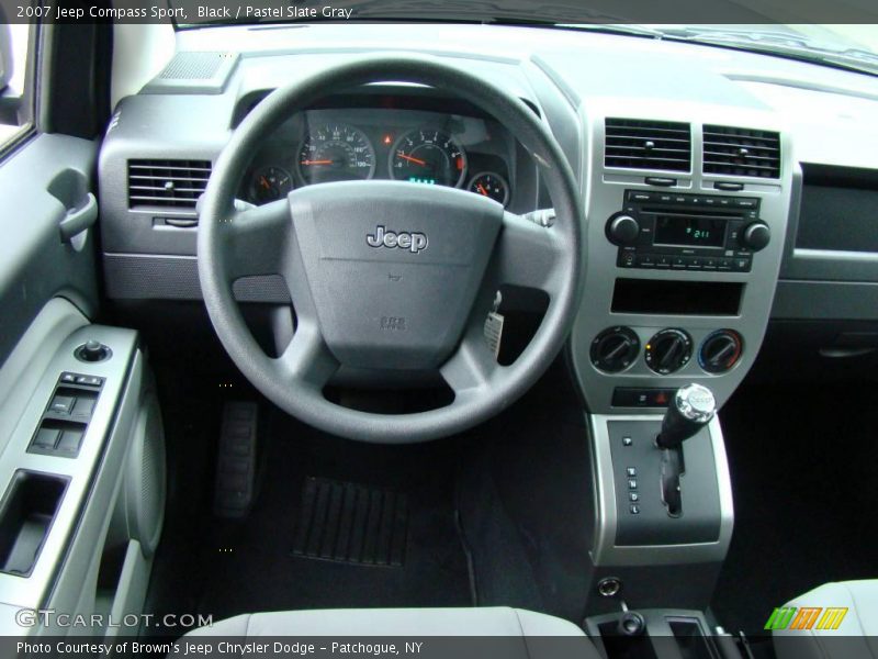 Black / Pastel Slate Gray 2007 Jeep Compass Sport