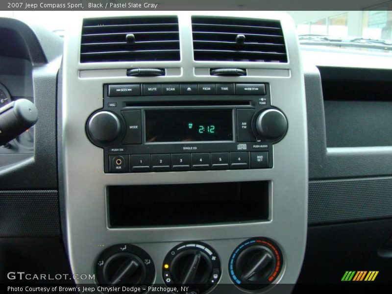 Black / Pastel Slate Gray 2007 Jeep Compass Sport