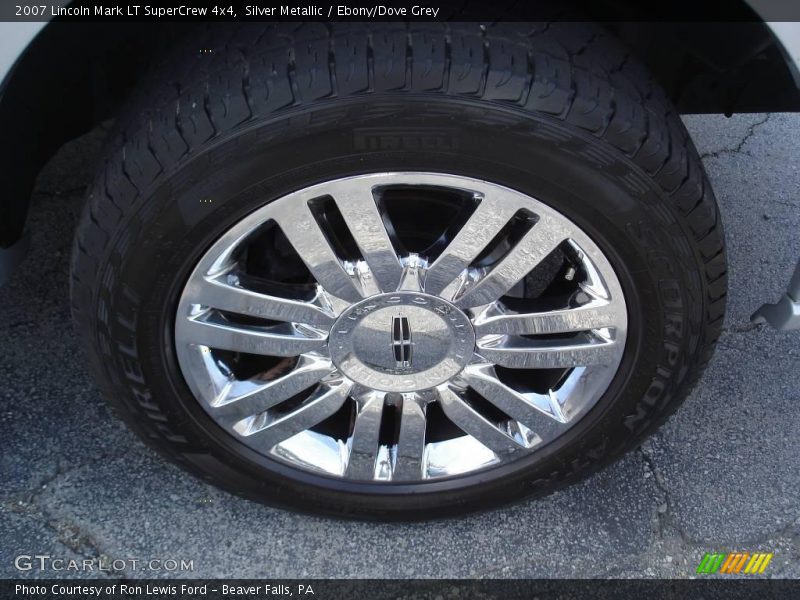 Silver Metallic / Ebony/Dove Grey 2007 Lincoln Mark LT SuperCrew 4x4