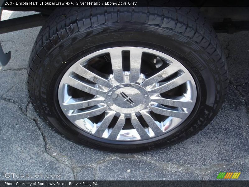 Silver Metallic / Ebony/Dove Grey 2007 Lincoln Mark LT SuperCrew 4x4