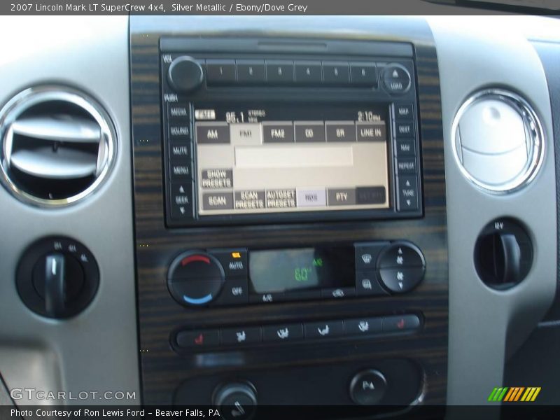 Silver Metallic / Ebony/Dove Grey 2007 Lincoln Mark LT SuperCrew 4x4
