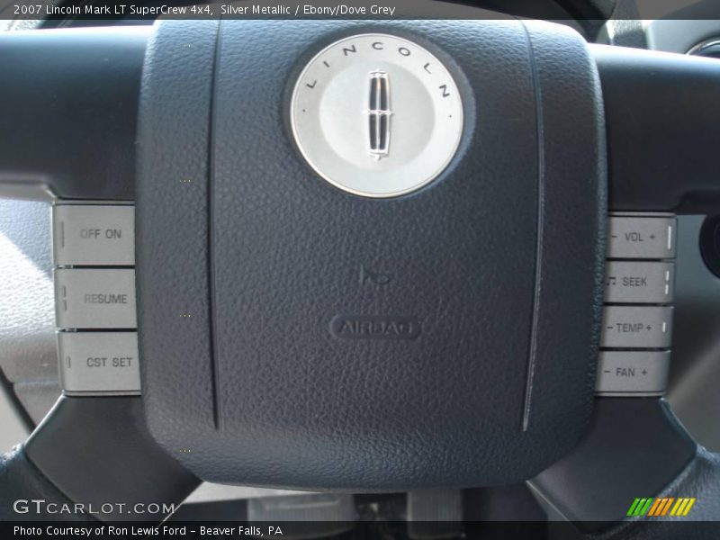 Silver Metallic / Ebony/Dove Grey 2007 Lincoln Mark LT SuperCrew 4x4