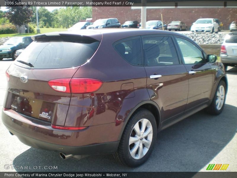 Mahogany Red Pearl / Gray 2006 Subaru B9 Tribeca Limited 7 Passenger