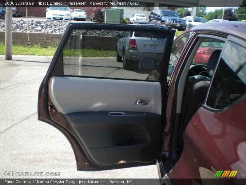 Mahogany Red Pearl / Gray 2006 Subaru B9 Tribeca Limited 7 Passenger