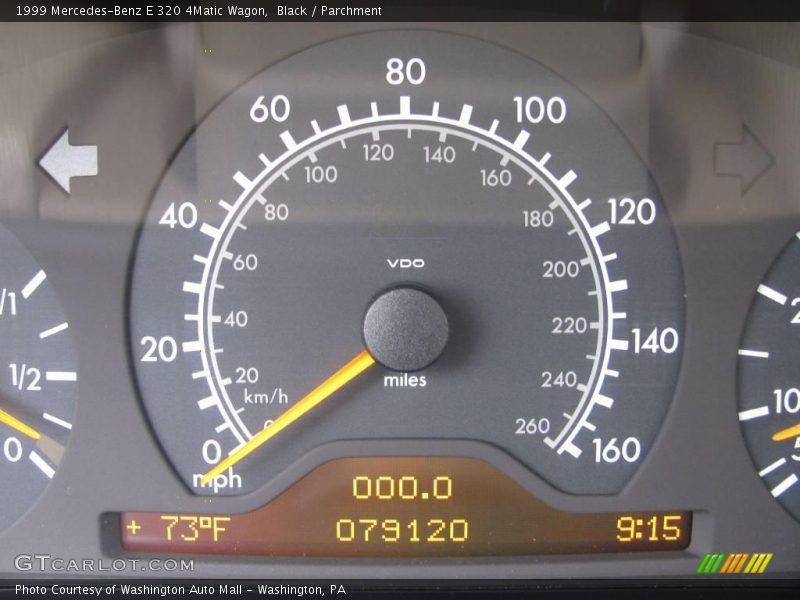 Black / Parchment 1999 Mercedes-Benz E 320 4Matic Wagon