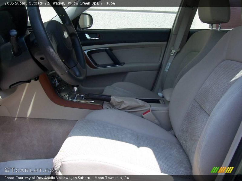 Willow Green Opal / Taupe 2005 Subaru Outback 2.5i Wagon