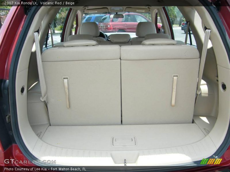 Volcanic Red / Beige 2007 Kia Rondo LX