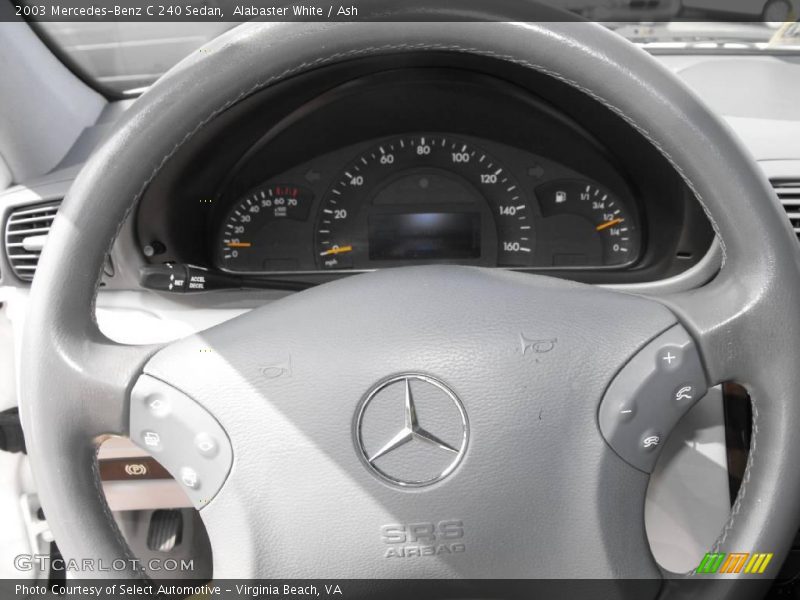 Alabaster White / Ash 2003 Mercedes-Benz C 240 Sedan