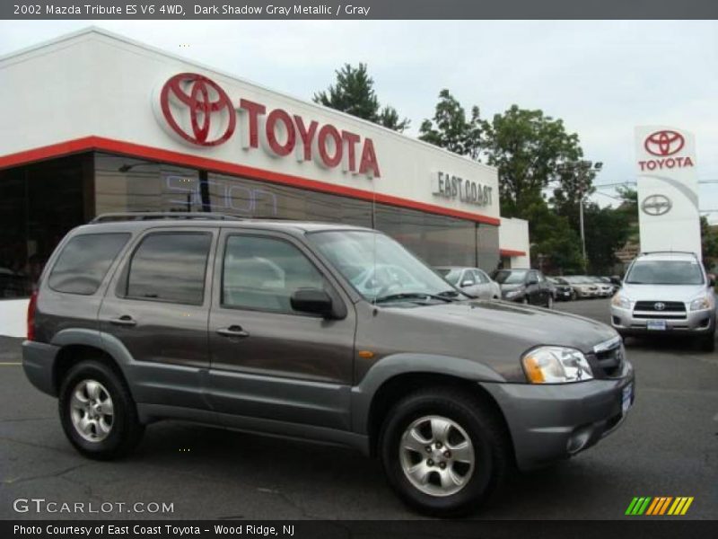 Dark Shadow Gray Metallic / Gray 2002 Mazda Tribute ES V6 4WD