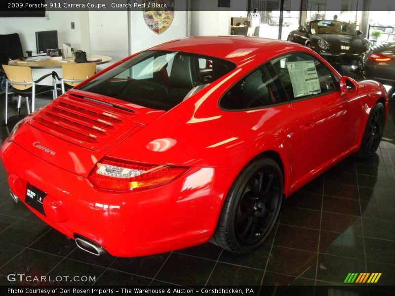 Guards Red / Black 2009 Porsche 911 Carrera Coupe