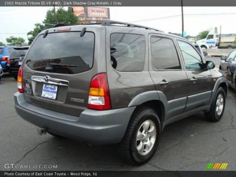 Dark Shadow Gray Metallic / Gray 2002 Mazda Tribute ES V6 4WD