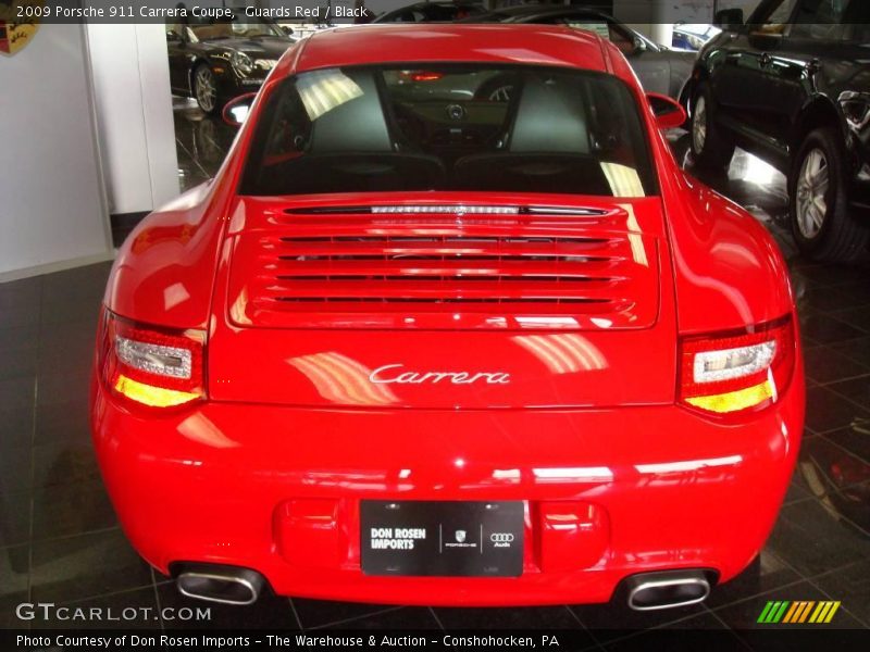 Guards Red / Black 2009 Porsche 911 Carrera Coupe