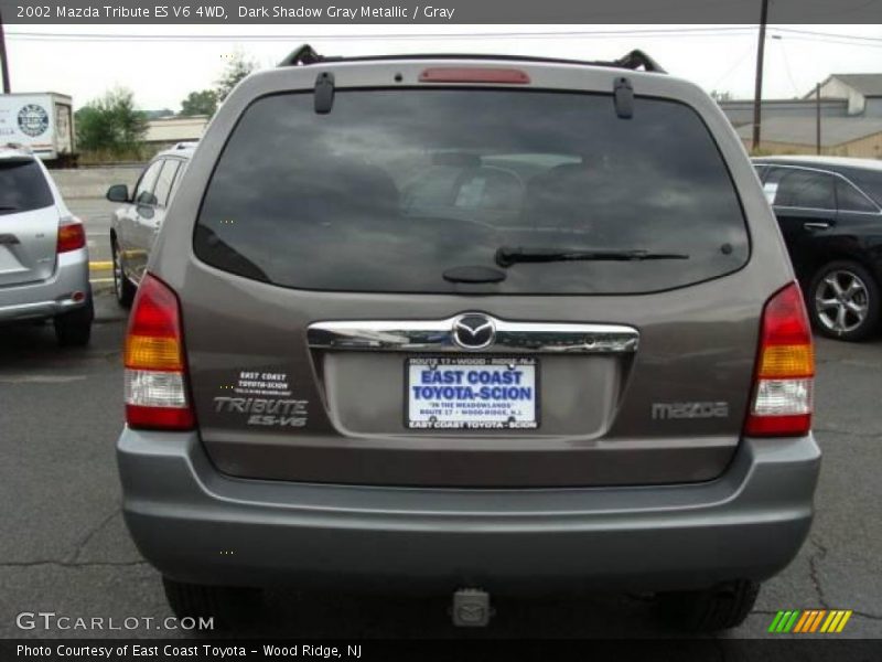 Dark Shadow Gray Metallic / Gray 2002 Mazda Tribute ES V6 4WD