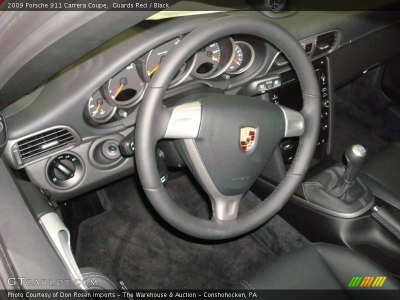 Guards Red / Black 2009 Porsche 911 Carrera Coupe