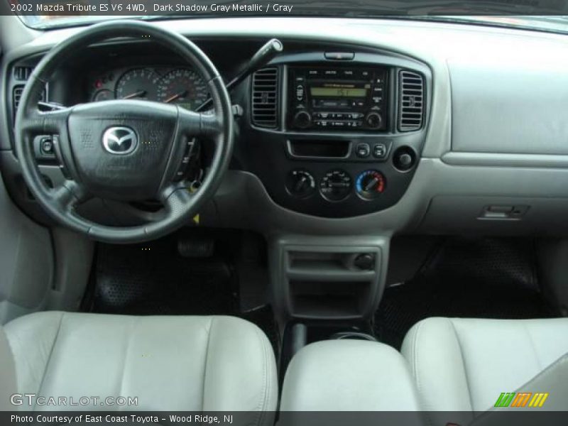 Dark Shadow Gray Metallic / Gray 2002 Mazda Tribute ES V6 4WD
