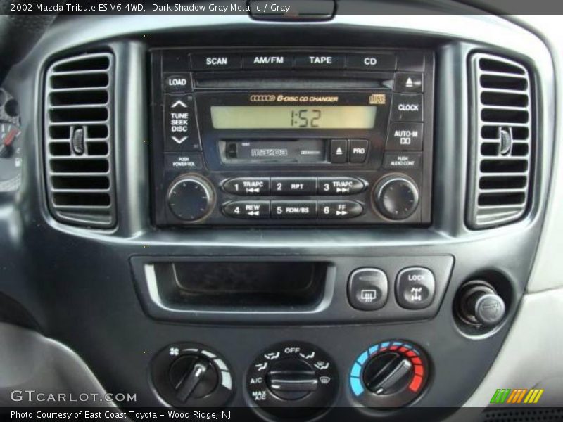 Dark Shadow Gray Metallic / Gray 2002 Mazda Tribute ES V6 4WD