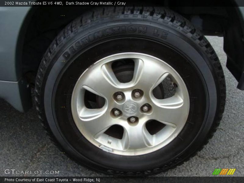 Dark Shadow Gray Metallic / Gray 2002 Mazda Tribute ES V6 4WD