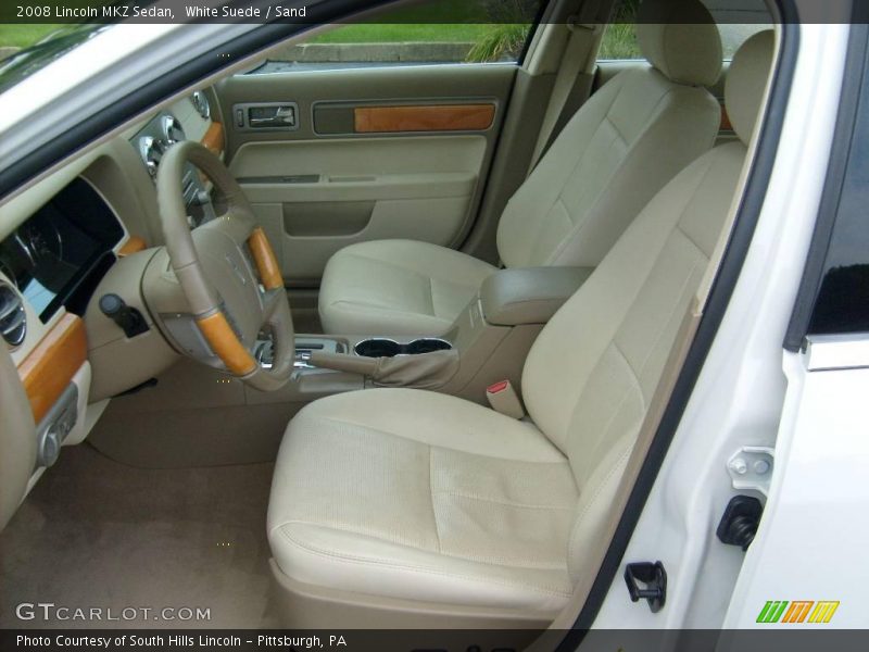 White Suede / Sand 2008 Lincoln MKZ Sedan