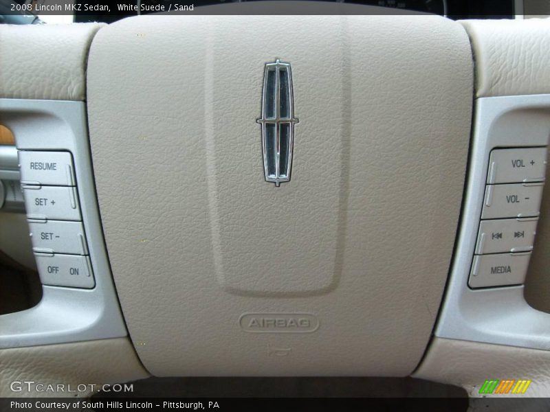 White Suede / Sand 2008 Lincoln MKZ Sedan
