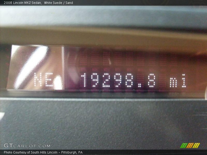 White Suede / Sand 2008 Lincoln MKZ Sedan