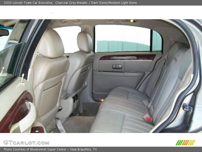 Charcoal Grey Metallic / Dark Stone/Medium Light Stone 2003 Lincoln Town Car Executive