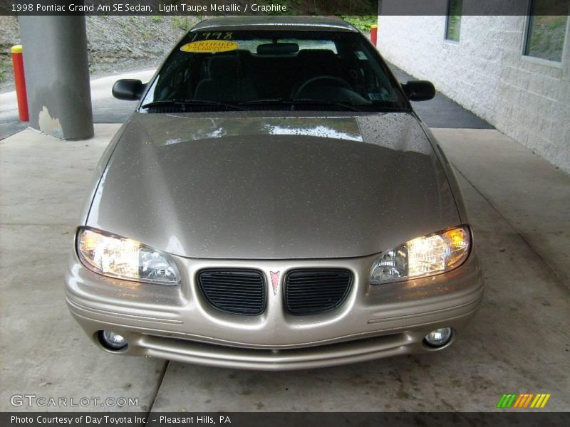 Light Taupe Metallic / Graphite 1998 Pontiac Grand Am SE Sedan