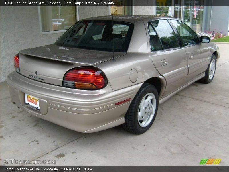 Light Taupe Metallic / Graphite 1998 Pontiac Grand Am SE Sedan