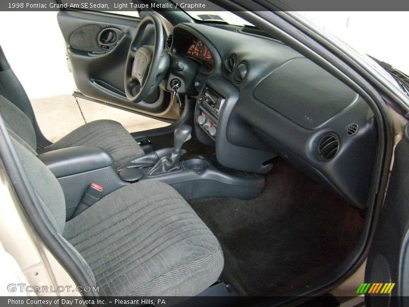 Light Taupe Metallic / Graphite 1998 Pontiac Grand Am SE Sedan