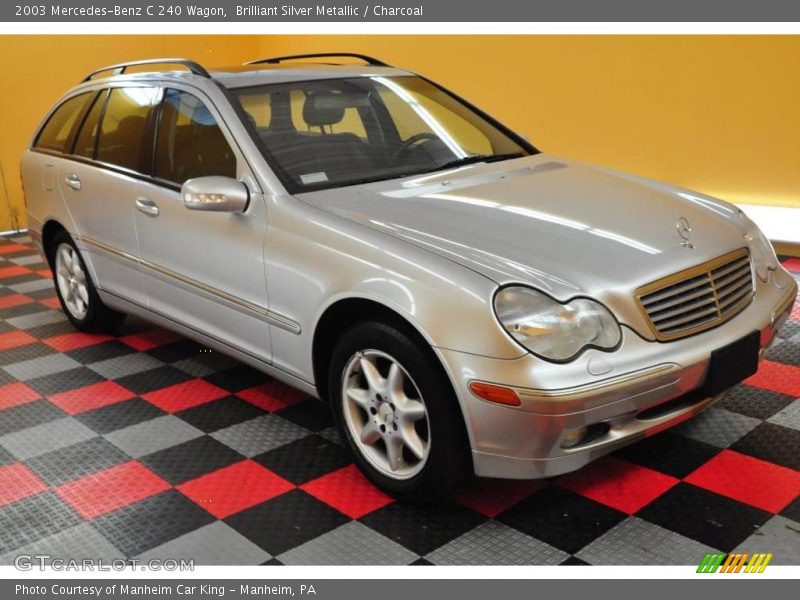 Brilliant Silver Metallic / Charcoal 2003 Mercedes-Benz C 240 Wagon