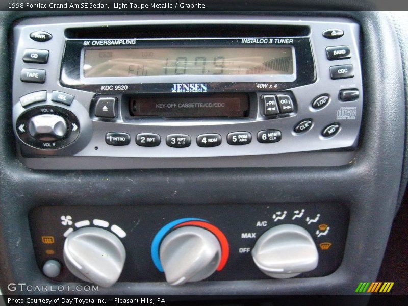 Light Taupe Metallic / Graphite 1998 Pontiac Grand Am SE Sedan