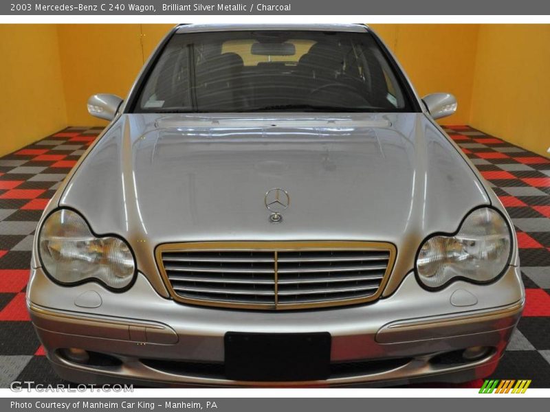 Brilliant Silver Metallic / Charcoal 2003 Mercedes-Benz C 240 Wagon