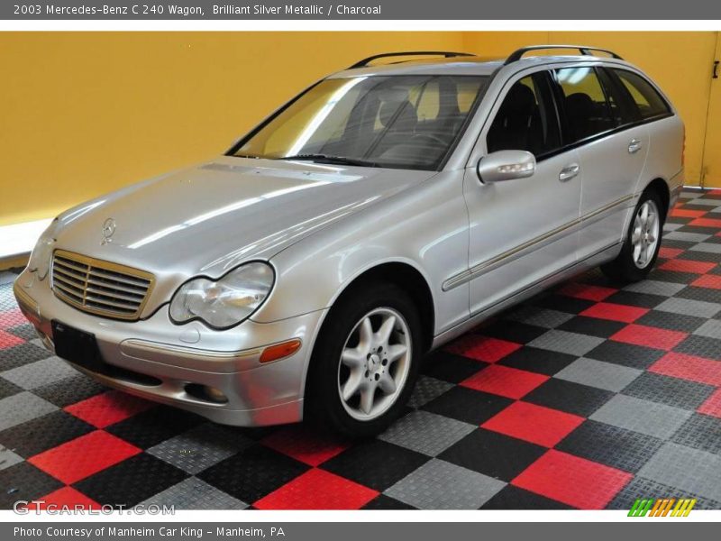 Brilliant Silver Metallic / Charcoal 2003 Mercedes-Benz C 240 Wagon