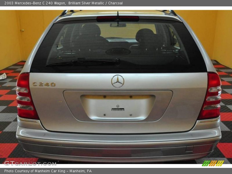 Brilliant Silver Metallic / Charcoal 2003 Mercedes-Benz C 240 Wagon