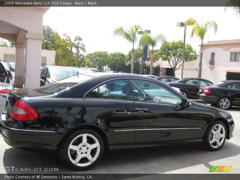 Black / Black 2006 Mercedes-Benz CLK 500 Coupe