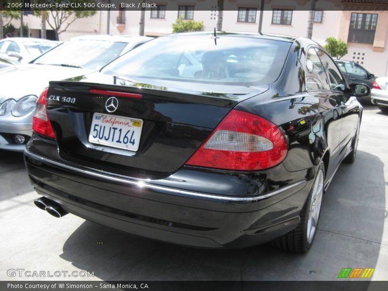 Black / Black 2006 Mercedes-Benz CLK 500 Coupe