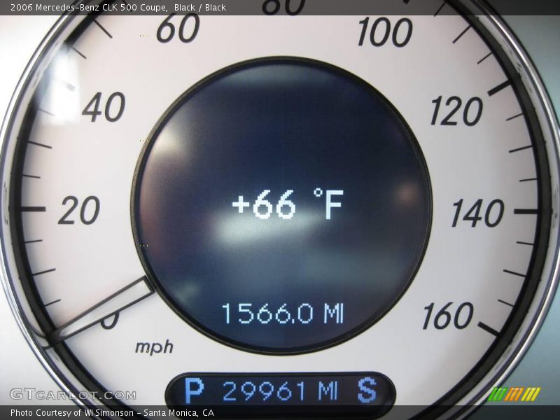 Black / Black 2006 Mercedes-Benz CLK 500 Coupe