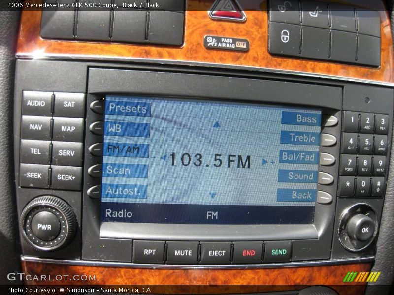 Black / Black 2006 Mercedes-Benz CLK 500 Coupe