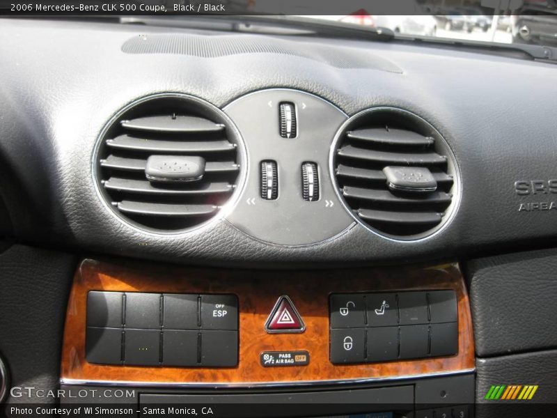 Black / Black 2006 Mercedes-Benz CLK 500 Coupe