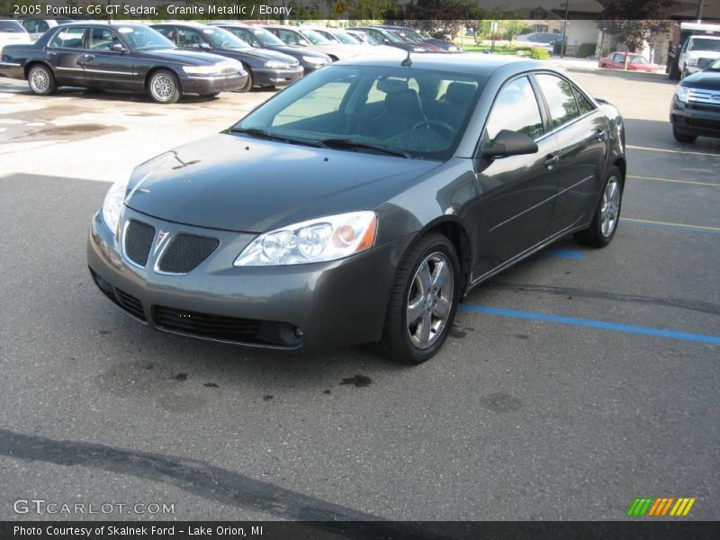 Granite Metallic / Ebony 2005 Pontiac G6 GT Sedan