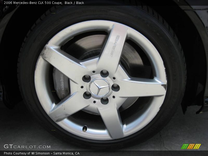 Black / Black 2006 Mercedes-Benz CLK 500 Coupe