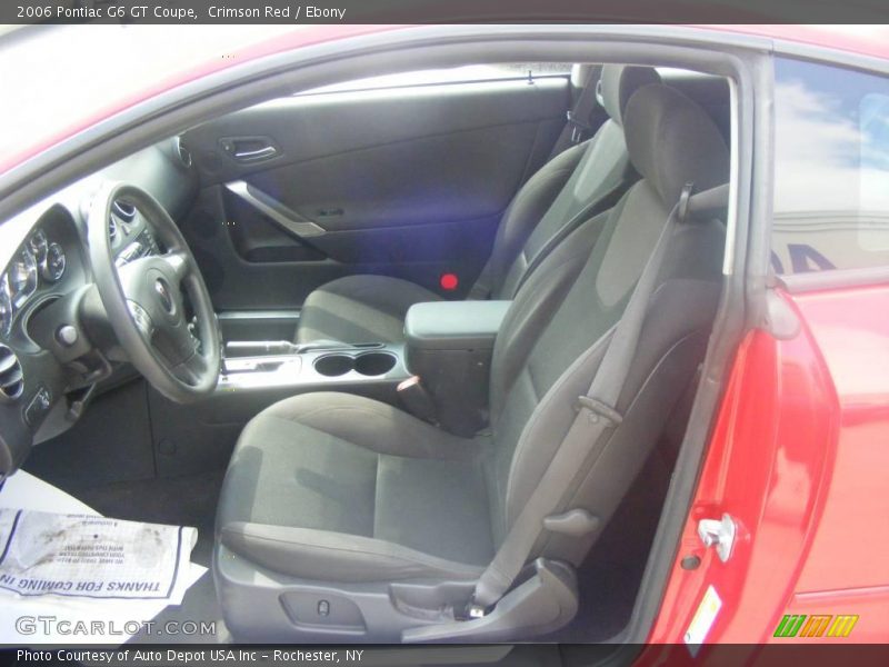 Crimson Red / Ebony 2006 Pontiac G6 GT Coupe