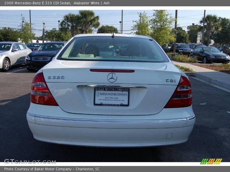 Alabaster White / Ash 2006 Mercedes-Benz E 320 CDI Sedan