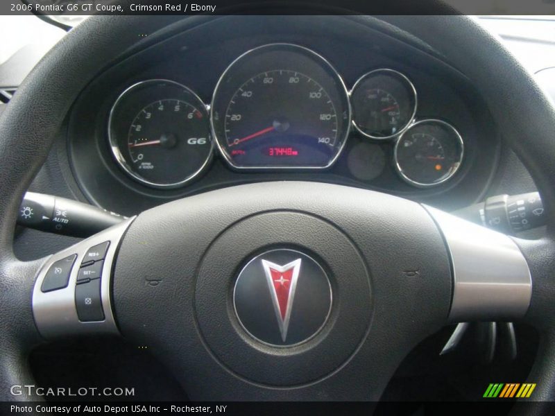 Crimson Red / Ebony 2006 Pontiac G6 GT Coupe