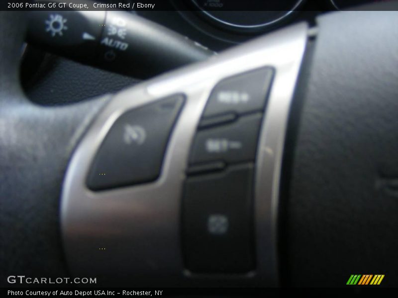 Crimson Red / Ebony 2006 Pontiac G6 GT Coupe