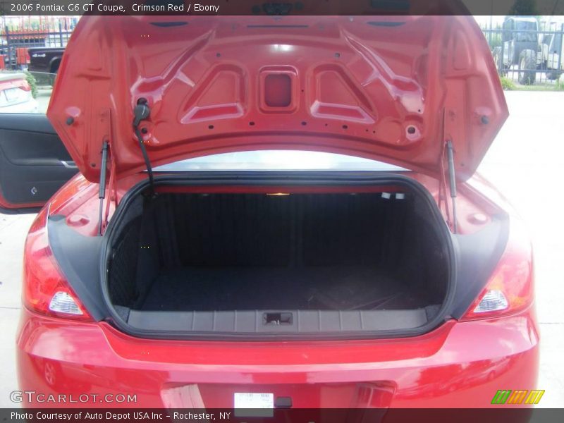 Crimson Red / Ebony 2006 Pontiac G6 GT Coupe