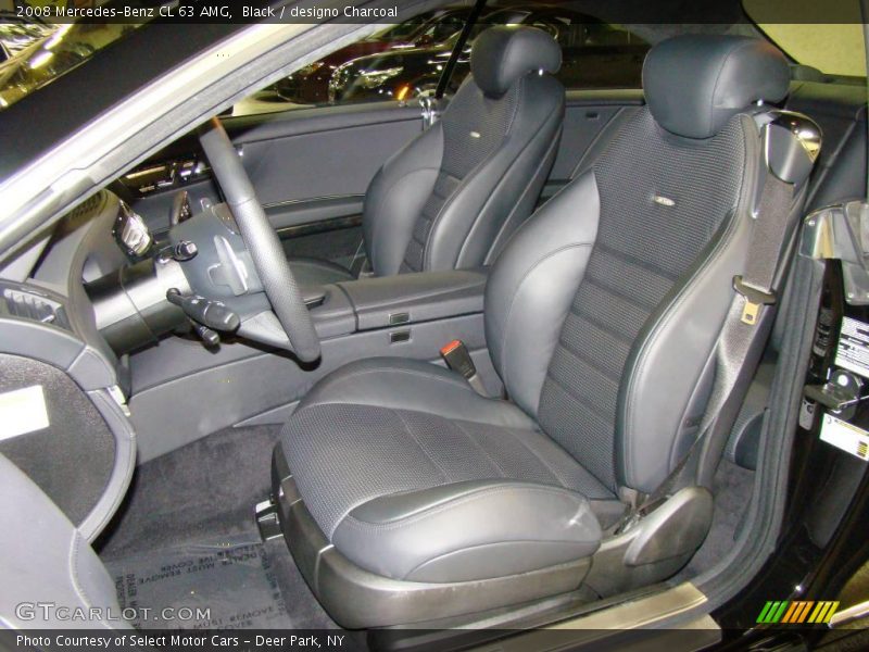 Black / designo Charcoal 2008 Mercedes-Benz CL 63 AMG