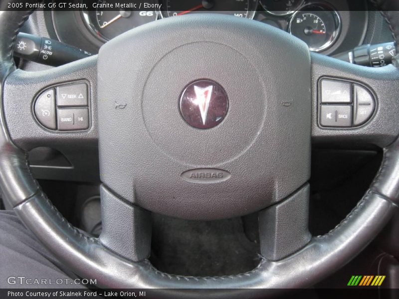 Granite Metallic / Ebony 2005 Pontiac G6 GT Sedan