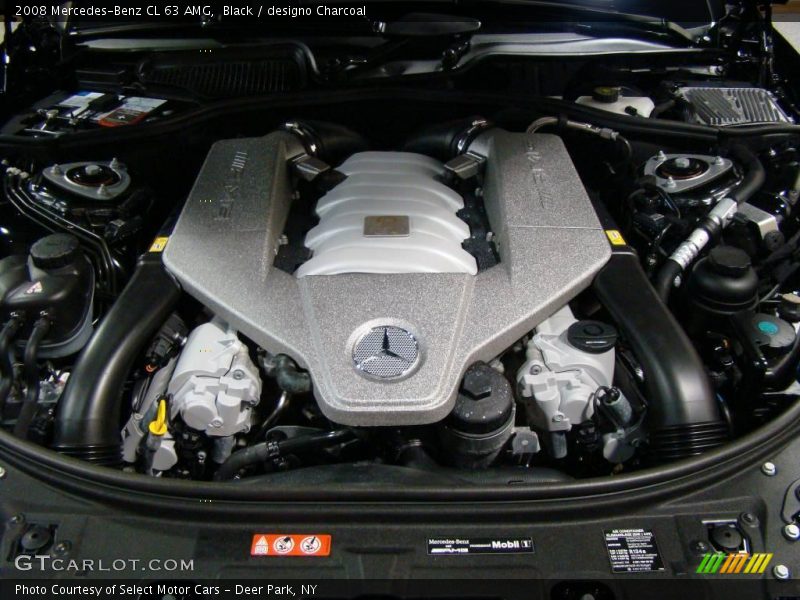 Black / designo Charcoal 2008 Mercedes-Benz CL 63 AMG