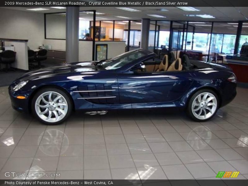  2009 SLR McLaren Roadster Crystal Covelline Blue Metallic